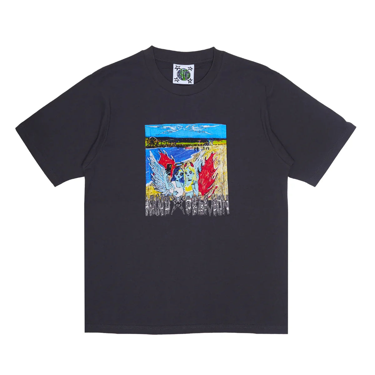 WKND x Oblivion 'Beach Girls' Tee - Muted Navy-1