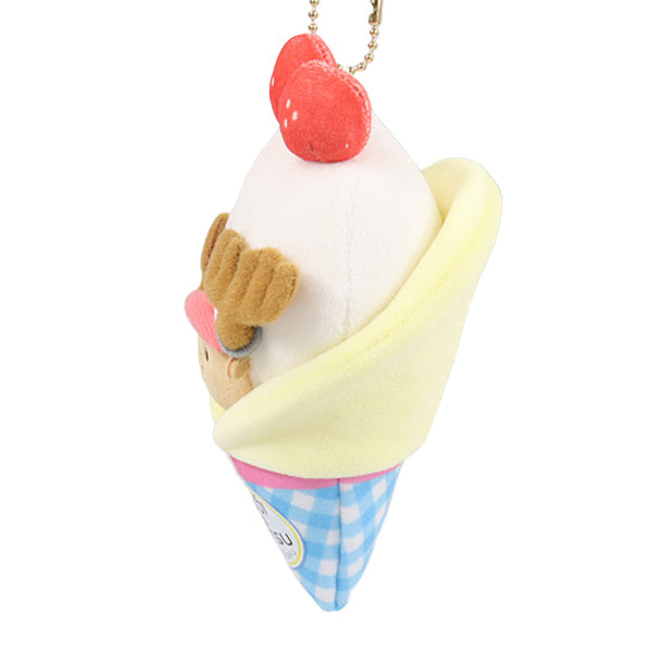 [One Piece] "SANJI no OYATSU" Strawberry Chopper Cream Crepe Plush Mascot