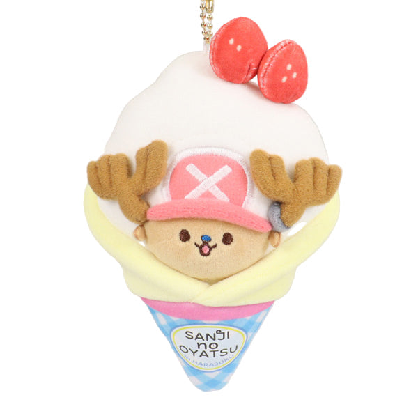 [One Piece] "SANJI no OYATSU" Strawberry Chopper Cream Crepe Plush Mascot