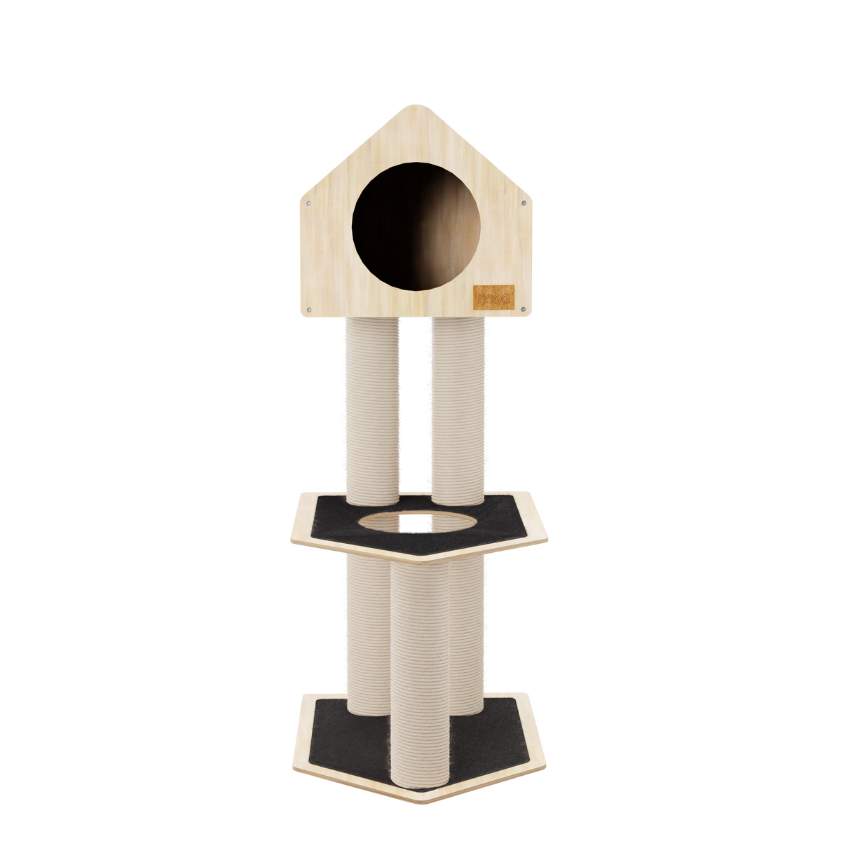 Condo Hideout - 2-Level Deluxe Cat Tree-4