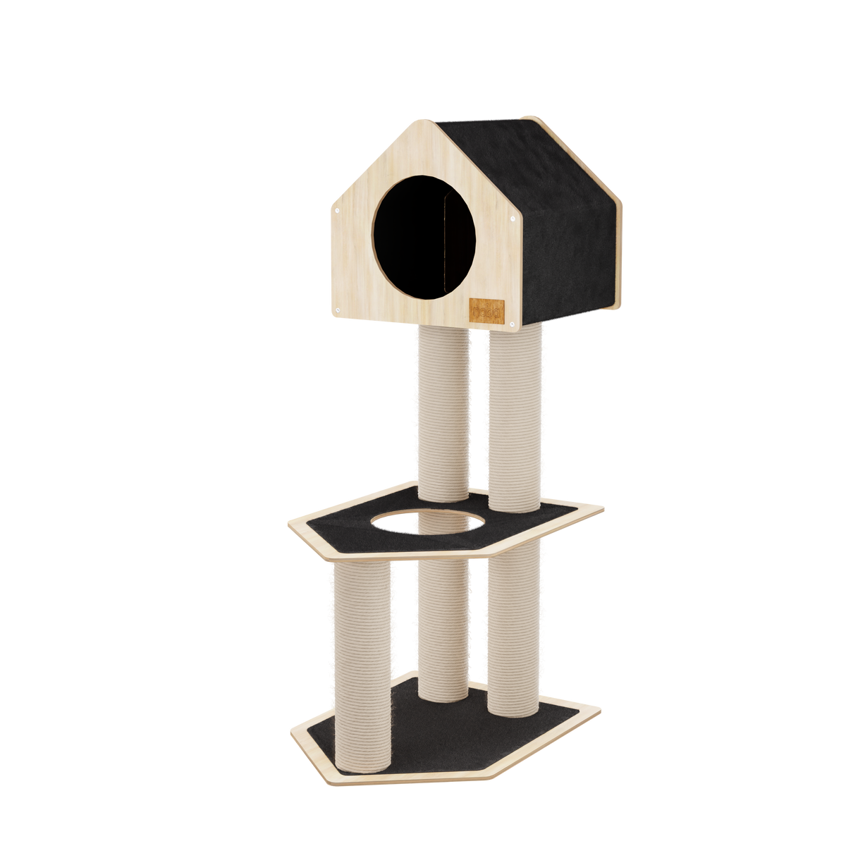 Condo Hideout - 2-Level Deluxe Cat Tree-3