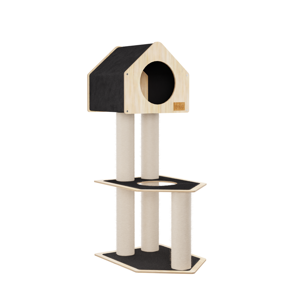 Condo Hideout - 2-Level Deluxe Cat Tree-5