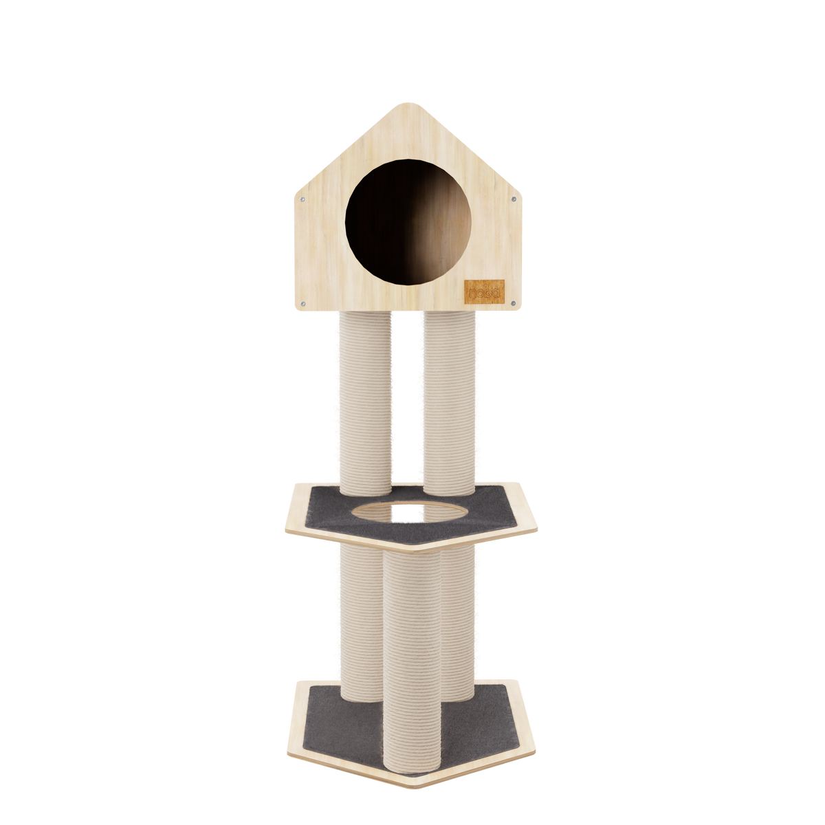 Condo Hideout - 2-Level Deluxe Cat Tree-6