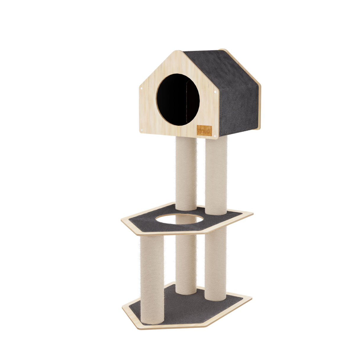 Condo Hideout - 2-Level Deluxe Cat Tree-7