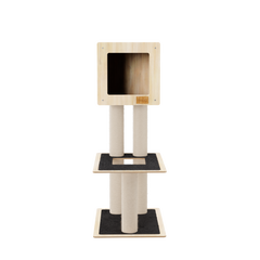 Hut Hideout - 2-Level Deluxe Cat Tree-4