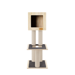 Hut Hideout - 2-Level Deluxe Cat Tree-7