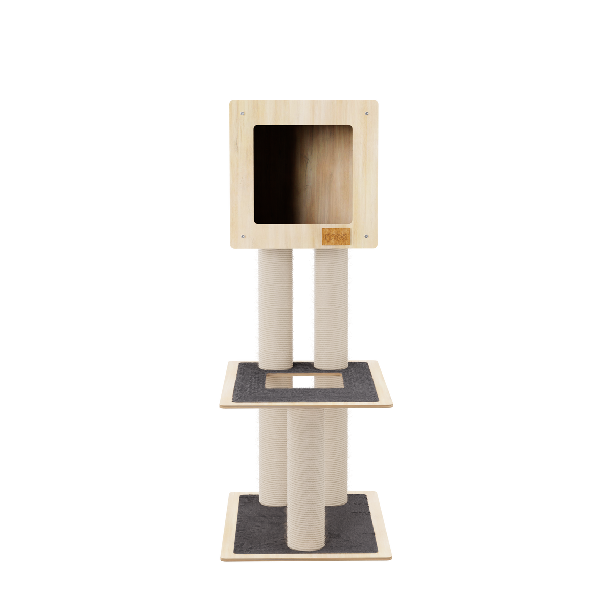Hut Hideout - 2-Level Deluxe Cat Tree-7