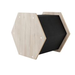 The Hexagone Scratchable Cat House-7