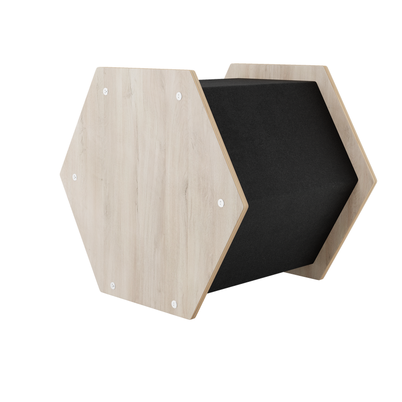 The Hexagone Scratchable Cat House-7