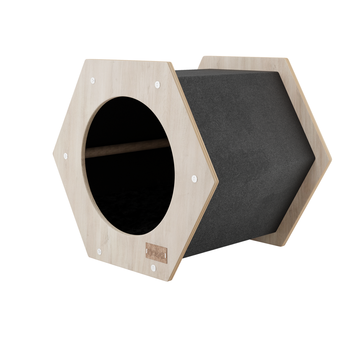 The Hexagone Scratchable Cat House-6
