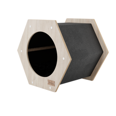 The Hexagone Scratchable Cat House-6