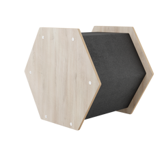 The Hexagone Scratchable Cat House-9
