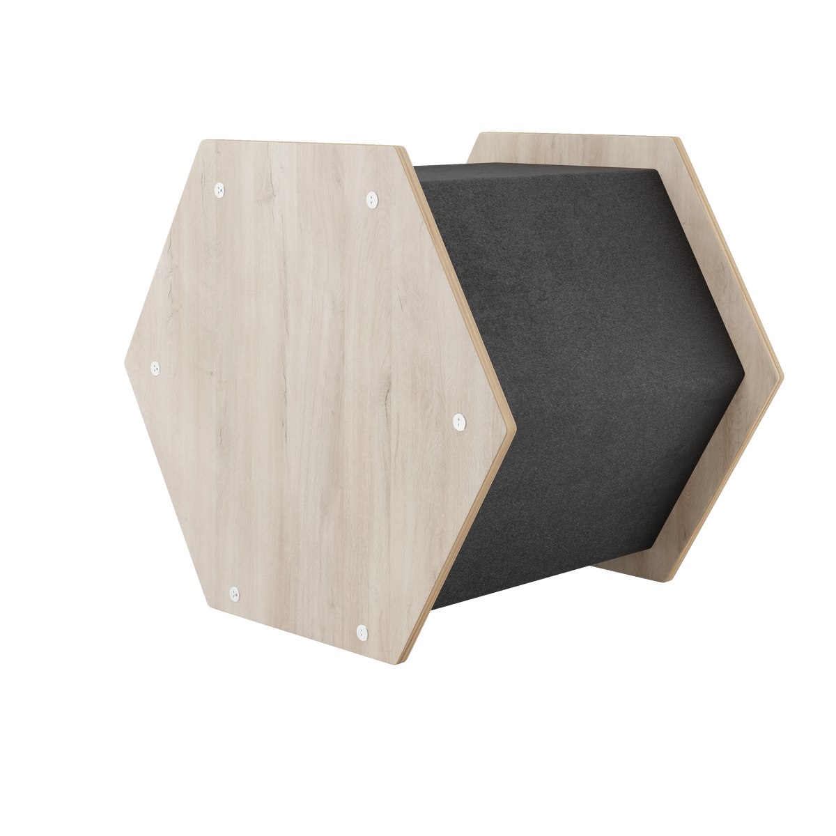 The Hexagone Scratchable Cat House-9