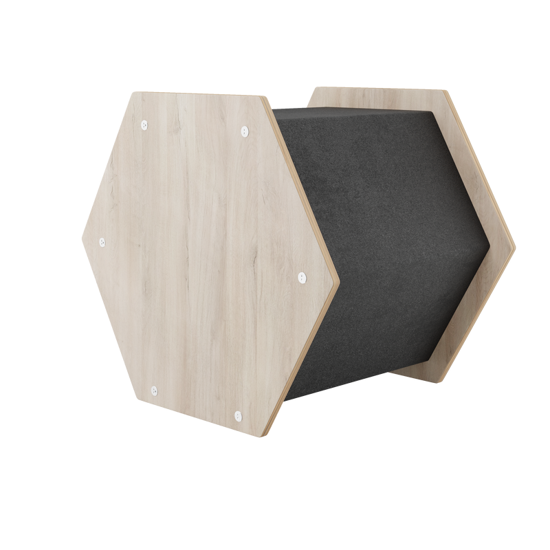 The Hexagone Scratchable Cat House-9