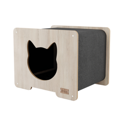 The Hut Scratchable Cat Hideout-7
