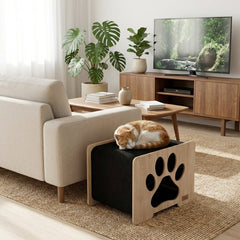 The Hut Scratchable Cat Hideout-2