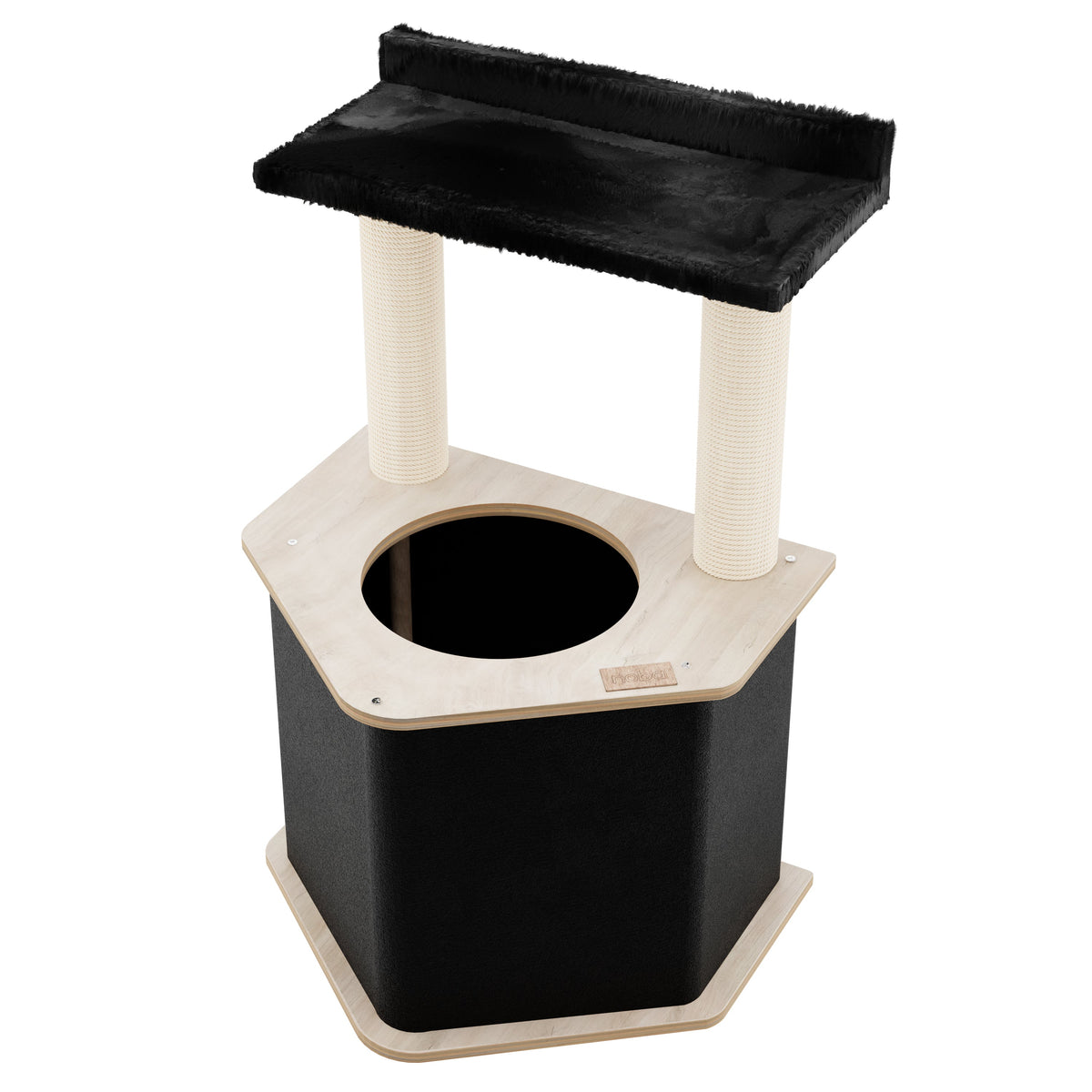 The Lodge Hideout - 2-Level Cat Tree-5