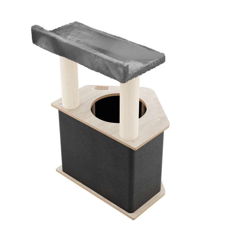 The Lodge Hideout - 2-Level Cat Tree-10