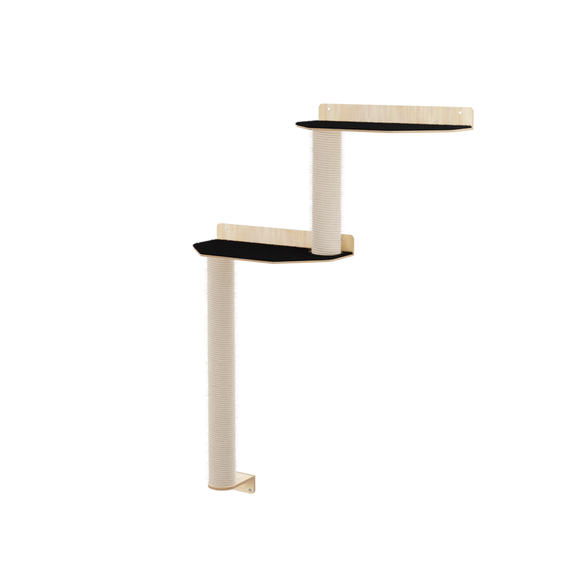 Wall Mounted Cat Scratcher Parkour-3