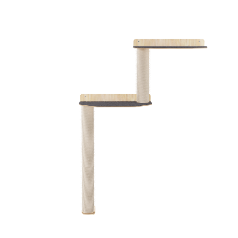 Wall Mounted Cat Scratcher Parkour-5