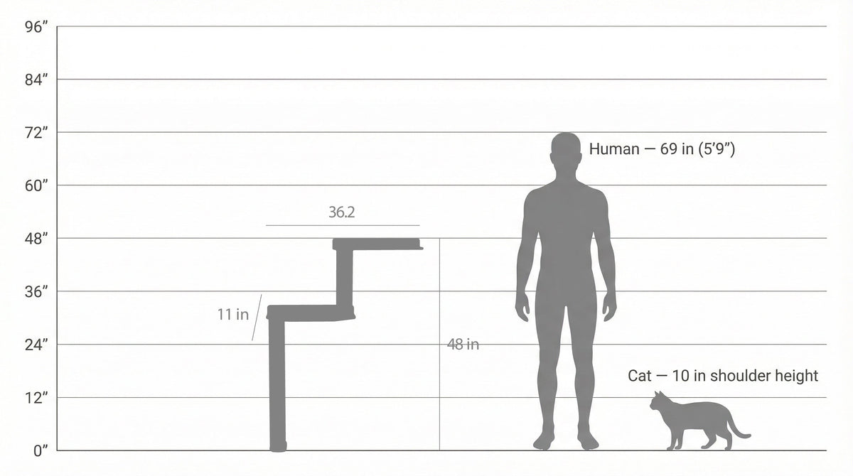 Wall Mounted Cat Scratcher Parkour-8