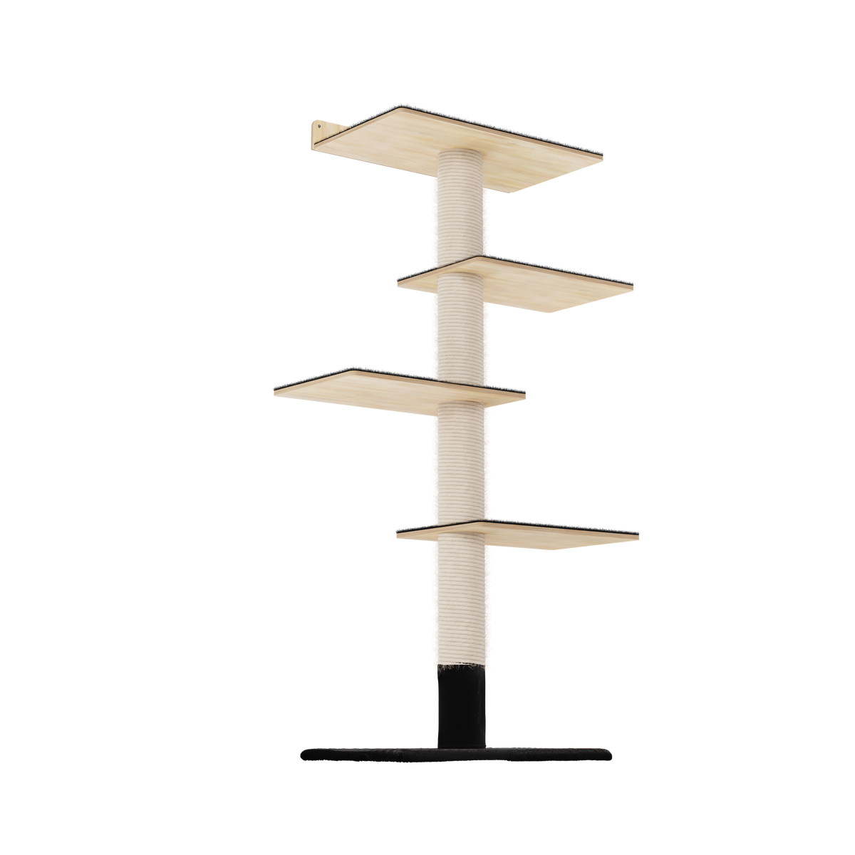 72 inches Wall Mounted Cat Tower - Perfect for small spaces-8
