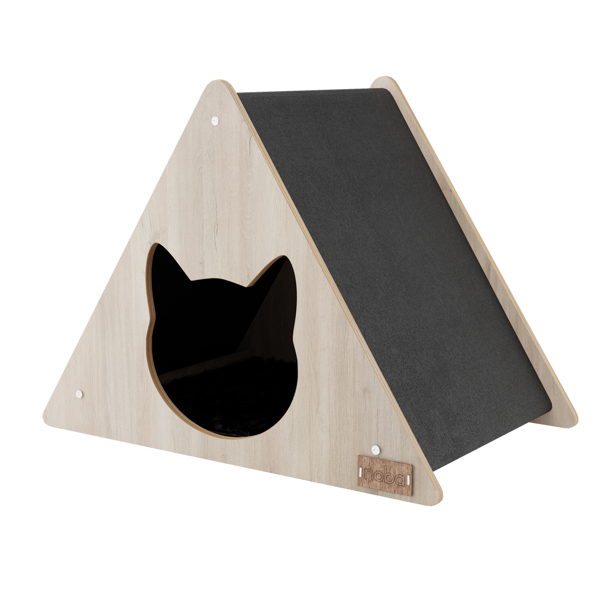 Noba Origin Scratchable Teepee Cat House-12