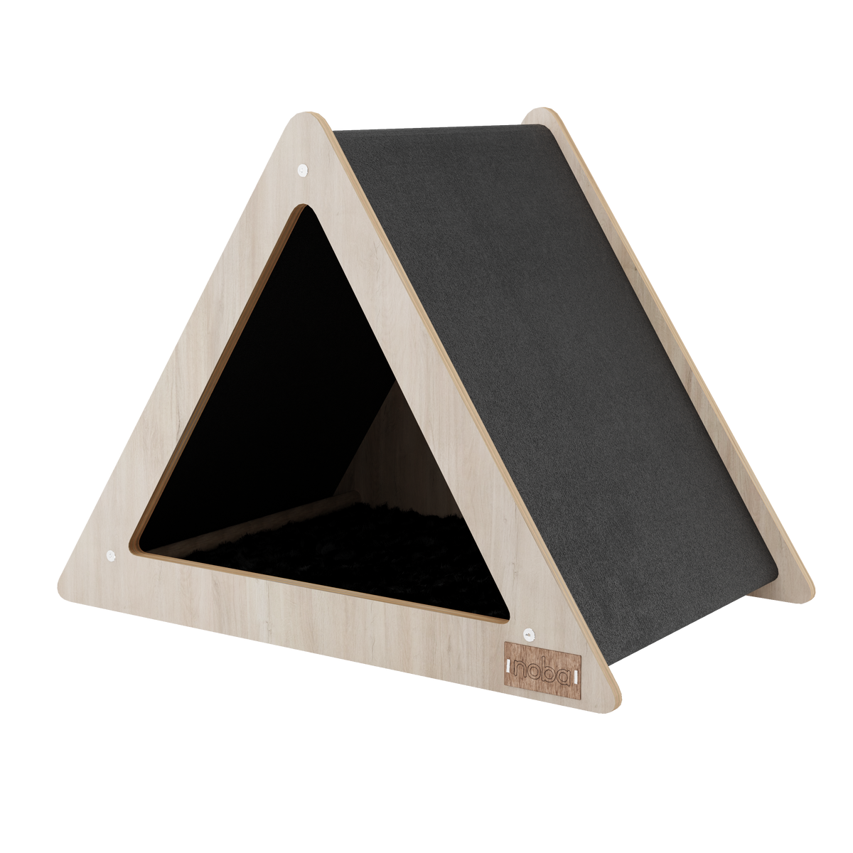 Noba Origin Scratchable Teepee Cat House-6