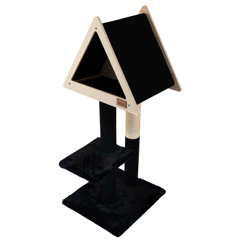 Teepee Hideout - Deluxe 2-Level Cat Tree-6