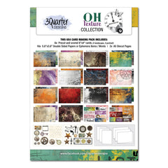 3Quarter Designs Oh Texture 6x4 Card Pack-1