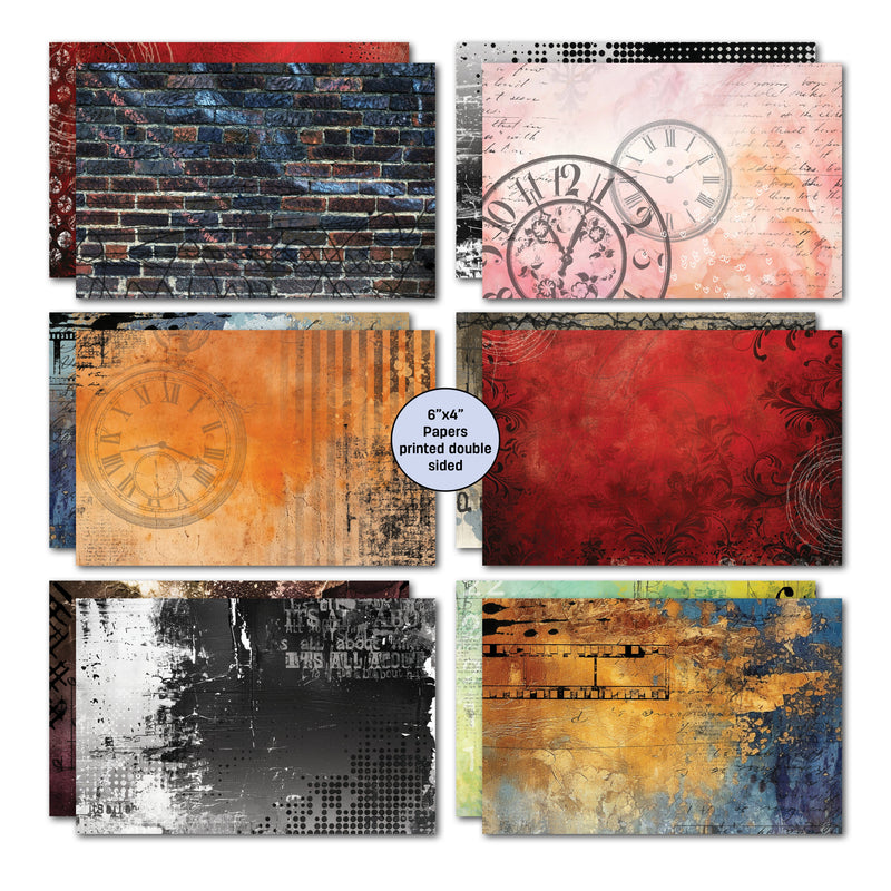 3Quarter Designs Oh Texture 6x4 Card Pack-4