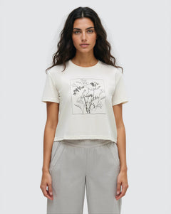 Floral Crop T-Shirt-1