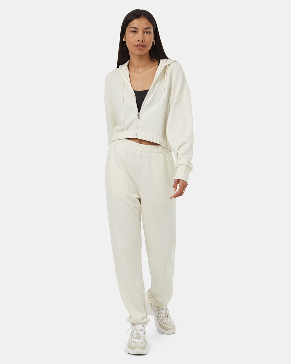 TreeTerry Oversized Cropped Zip Hoodie-2