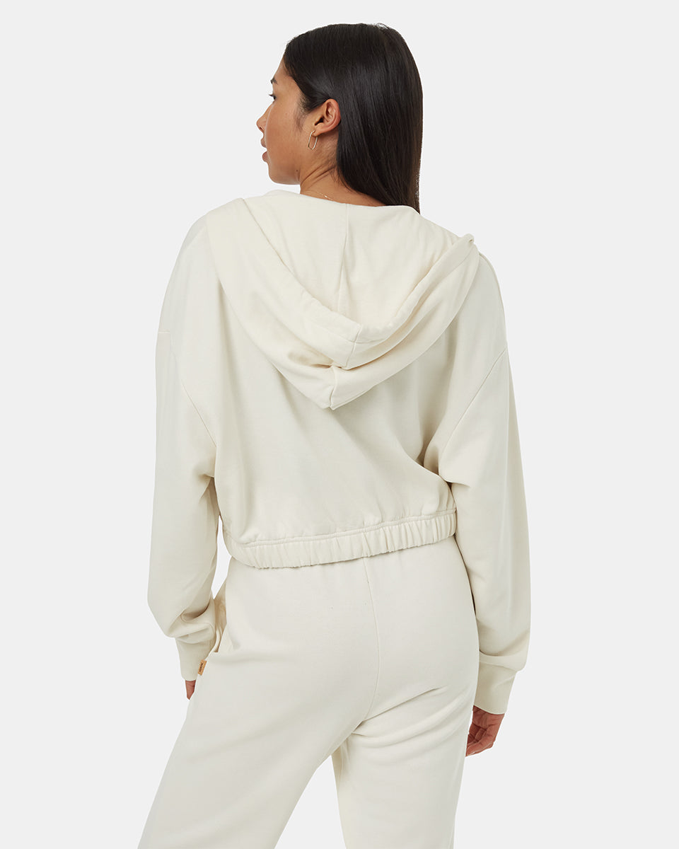 TreeTerry Oversized Cropped Zip Hoodie-3