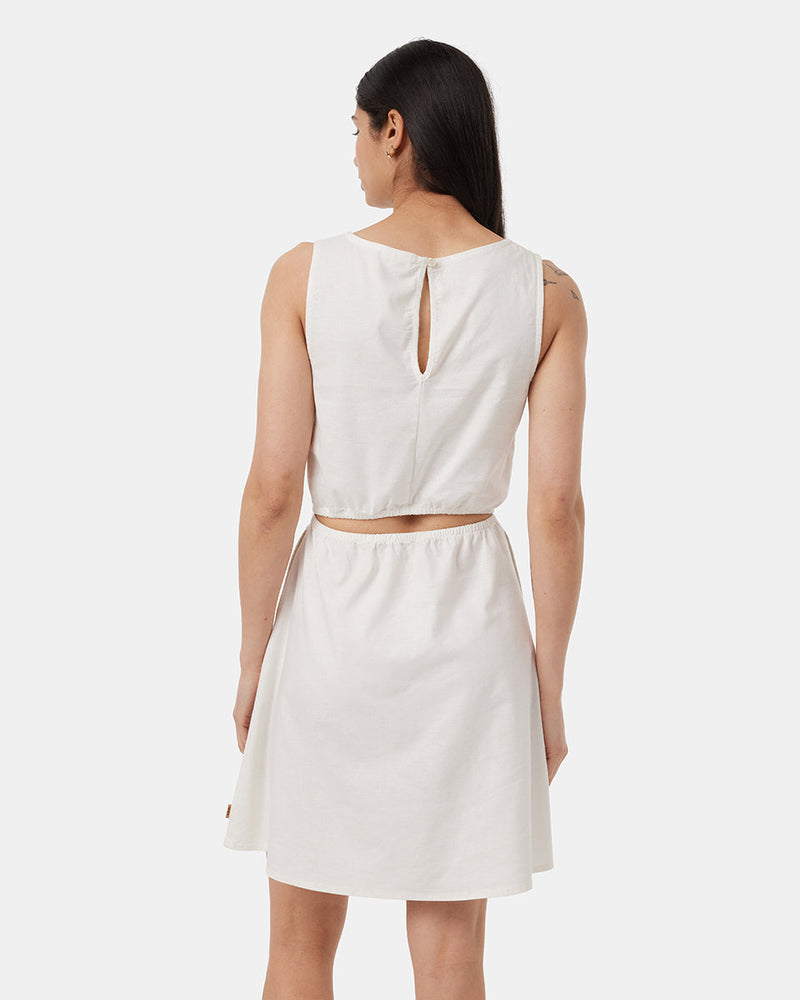 Hemp Cutout Dress-3