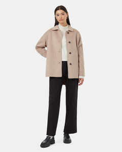 Wool Button Front Coat-2