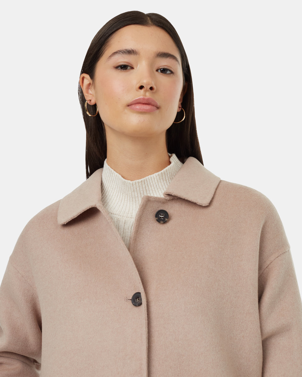 Wool Button Front Coat-4