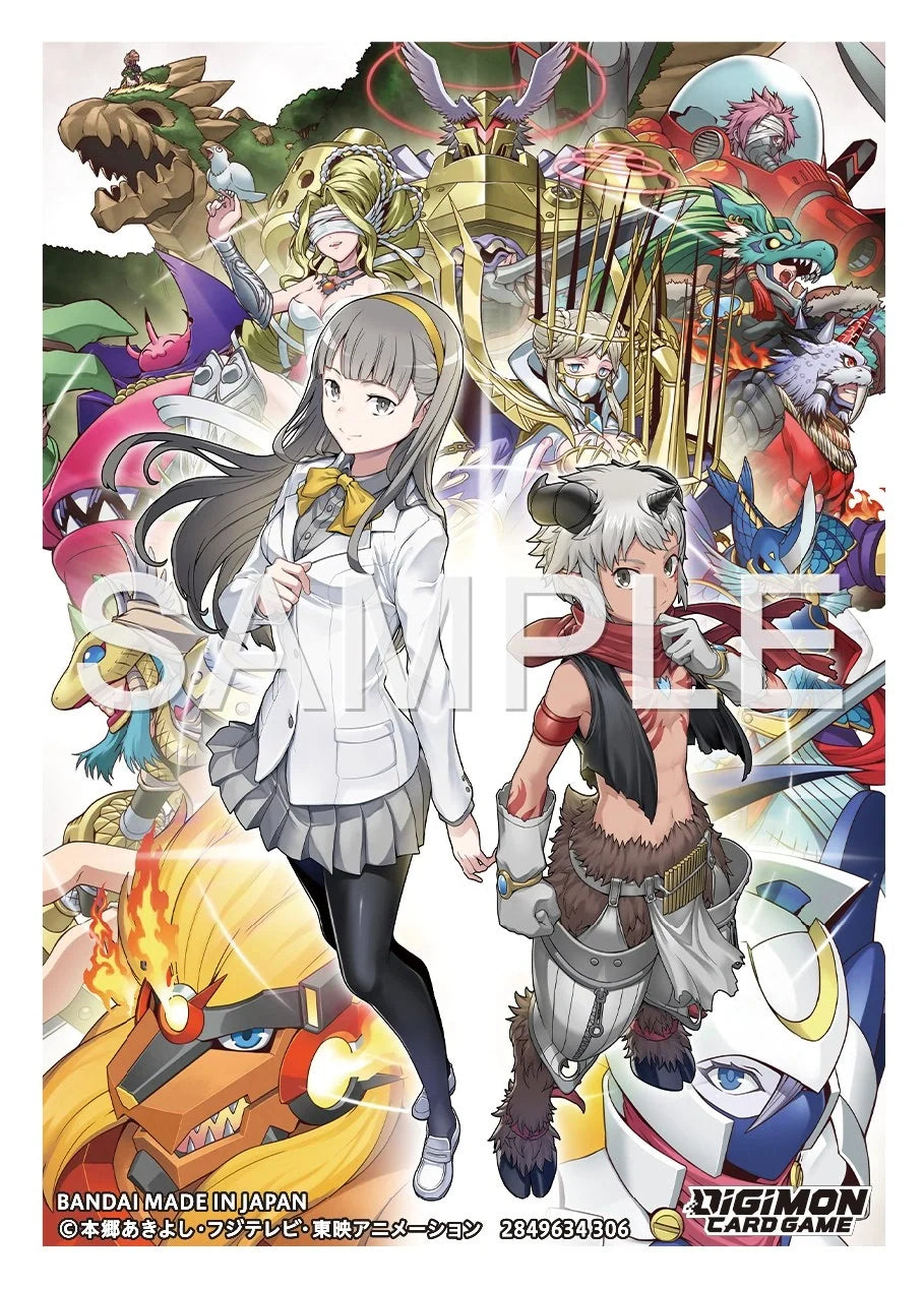 Digimon CG - Inori Misono & Aegiomon Sleeves-1