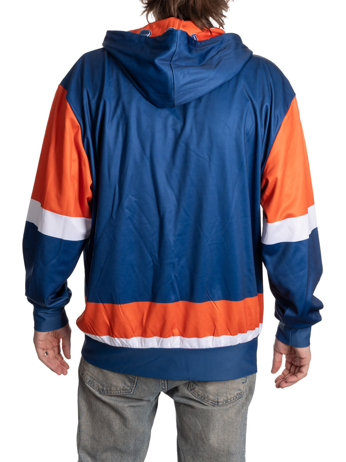 Edmonton Oilers Hockey Lace Hoodie-2