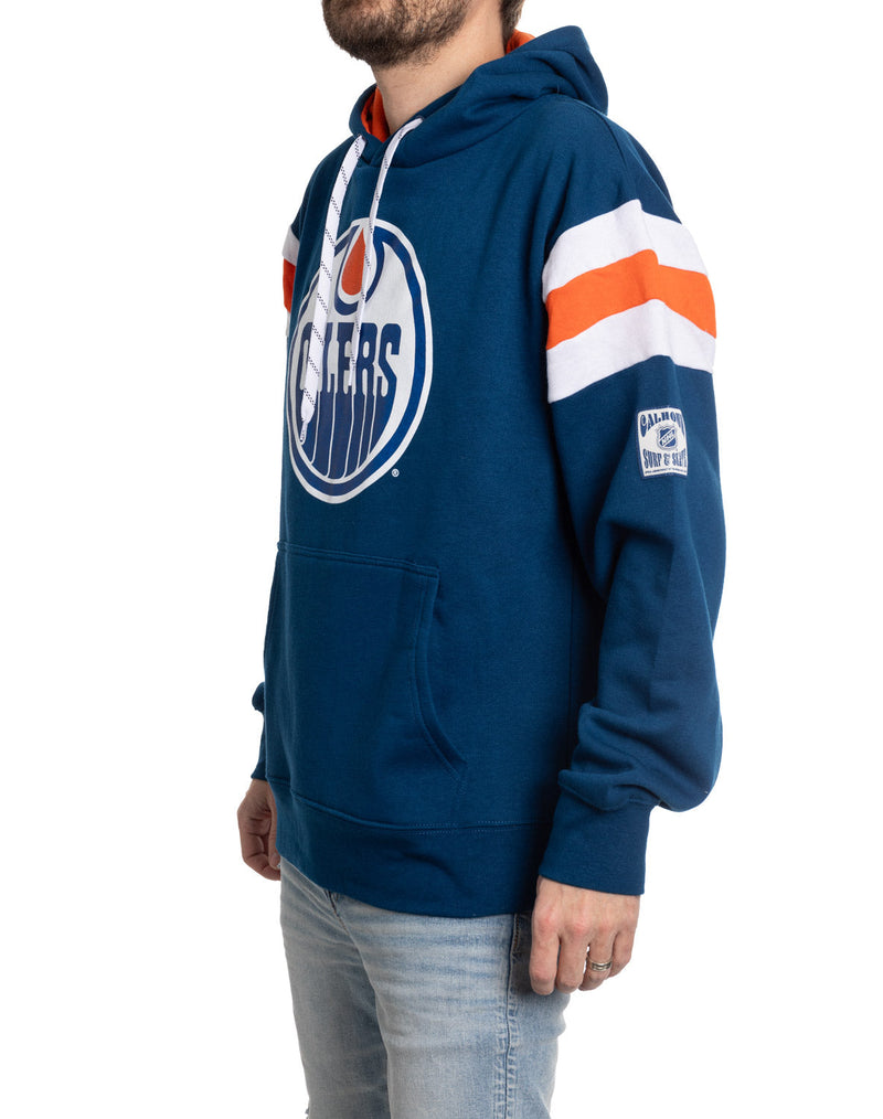 Edmonton Oilers Varsity Retro Style Hoodie-2