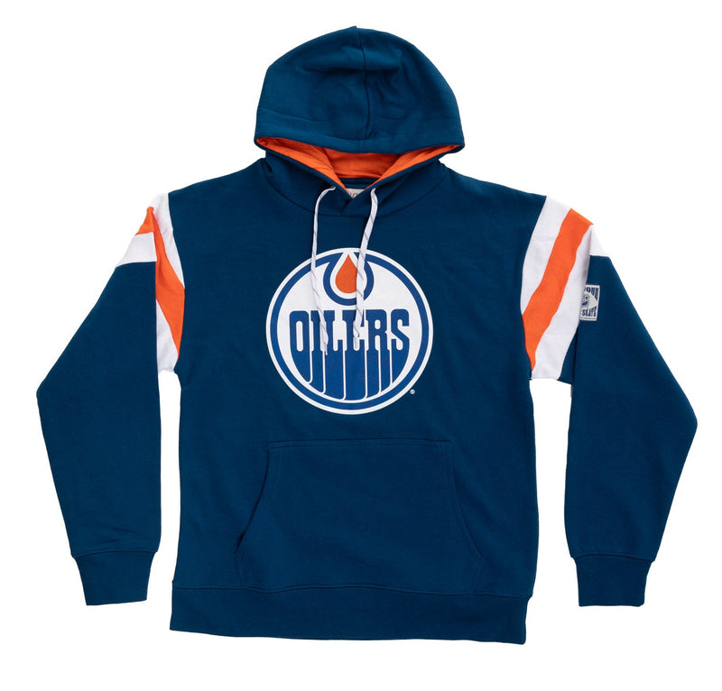 Edmonton Oilers Varsity Retro Style Hoodie-5