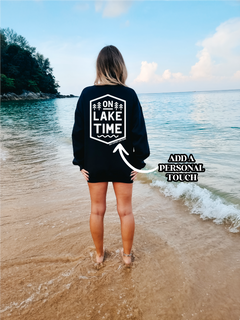 On Lake Time Personalized Sweatshirt | Summer Apparel-1