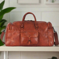 MET 5 Pocket Leather Duffle Bag-1