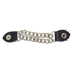 Open Road Chopper Cross Leather Vest Extender-3