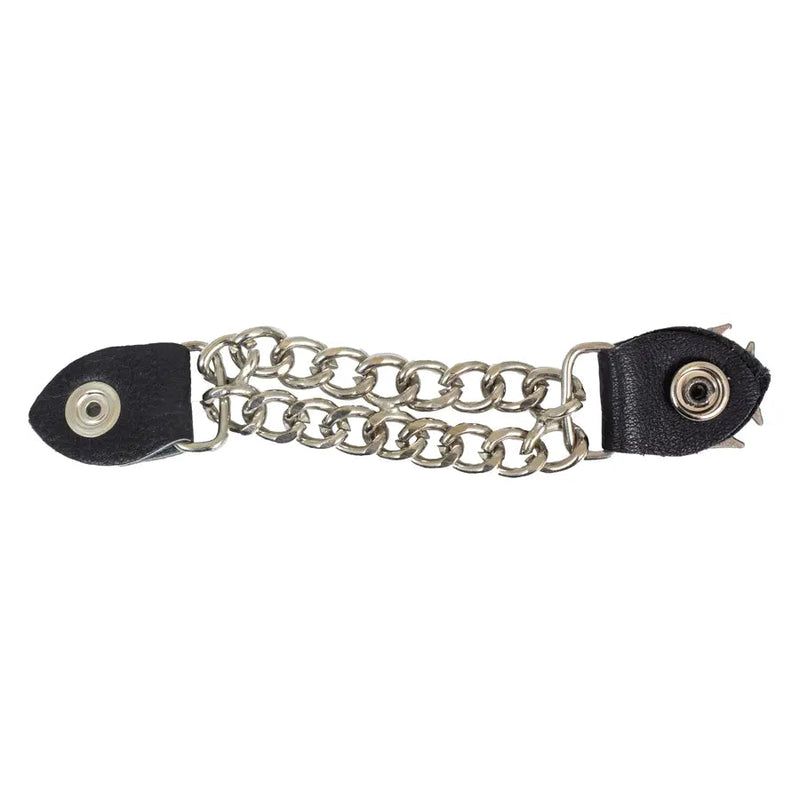 Open Road Chopper Cross Leather Vest Extender-3