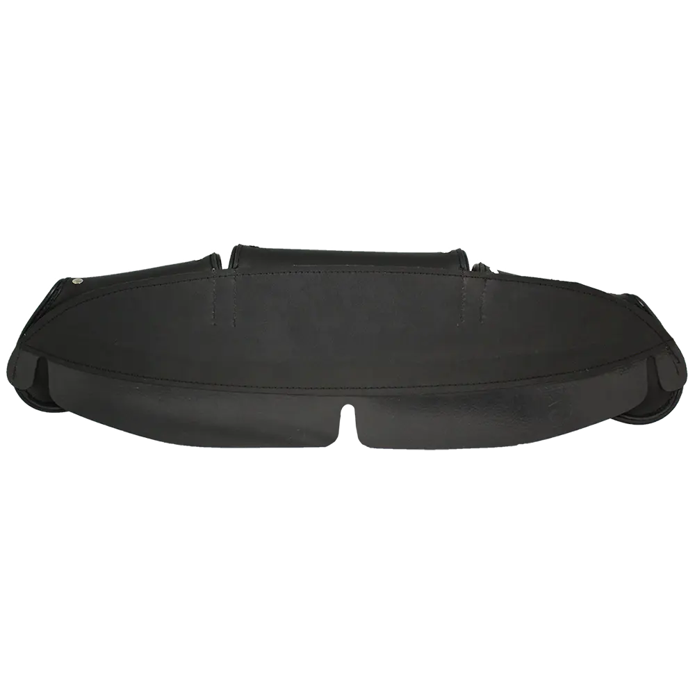 Open Road Chrome Stud Curved PVC Windshield Bag-3