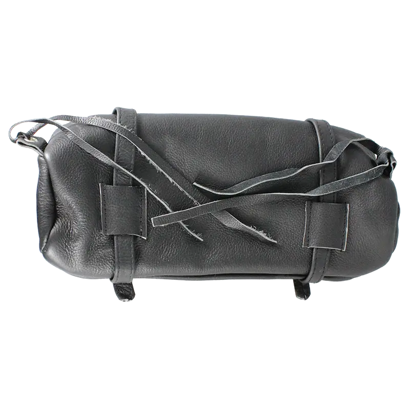 Open Road Double Buckle Small Leather Tool Bag-3
