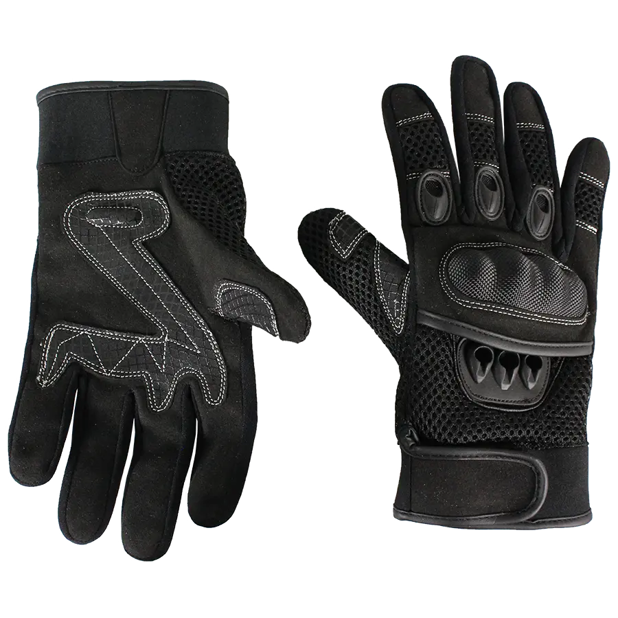 Open Road Hard Knuckle Mesh Motorcycle Gloves-3