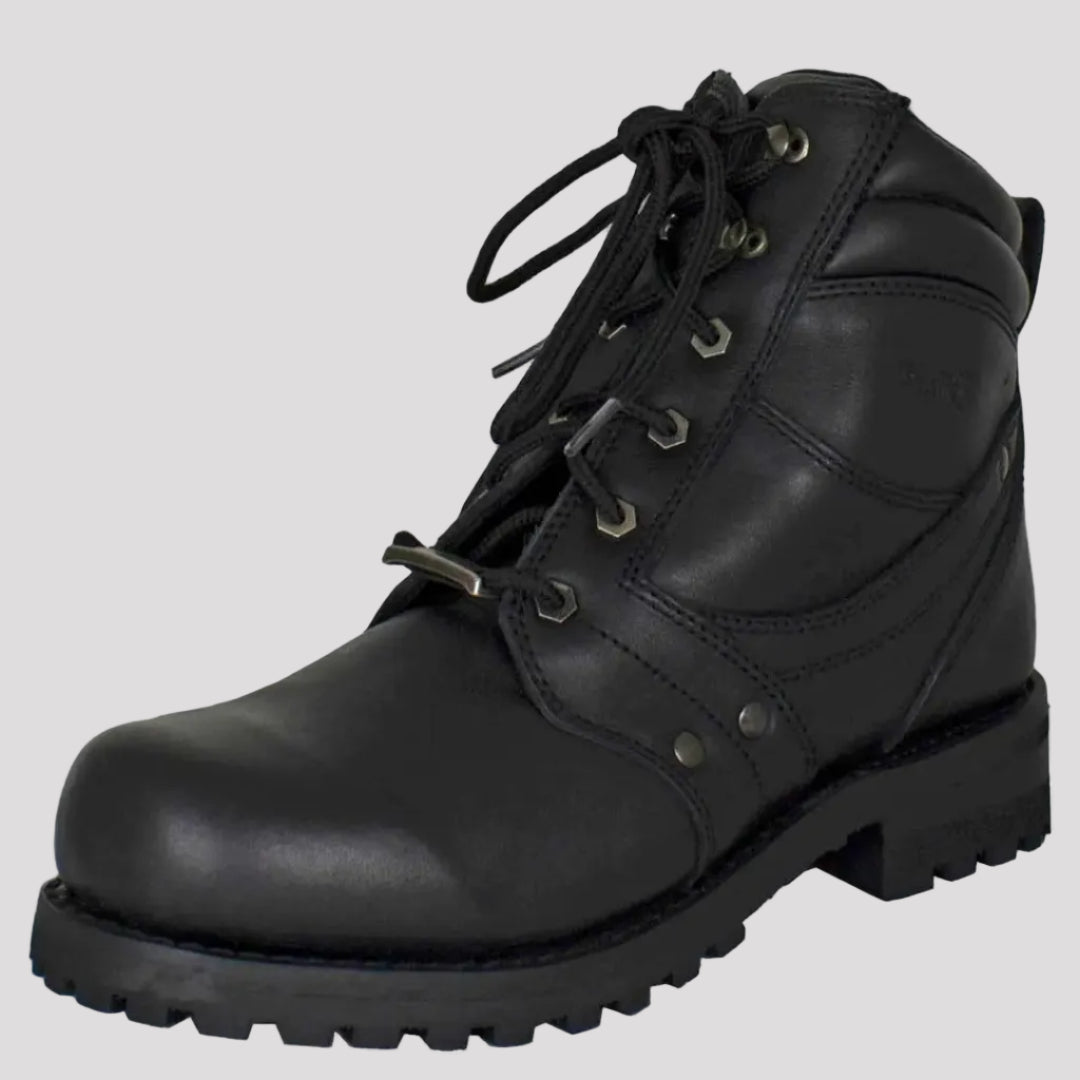 Open Road Men's 7" Lace-Up Motorcycle Boots-1
