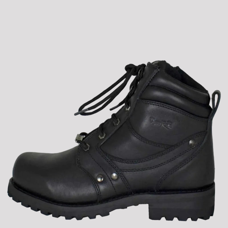 Open Road Men's 7" Lace-Up Motorcycle Boots-2